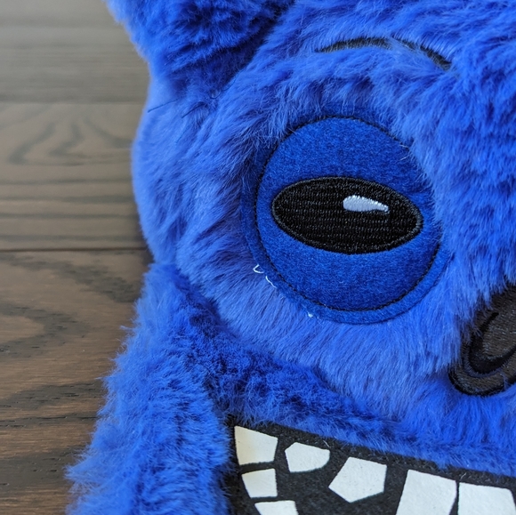 Fuggler blue fuzzy faux fur Monster snapback hat - Picture 5 of 8